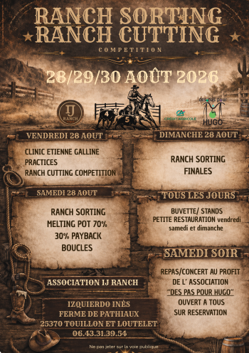 Ranch sorting/Ranch Cutting  PATHIAUX 2026