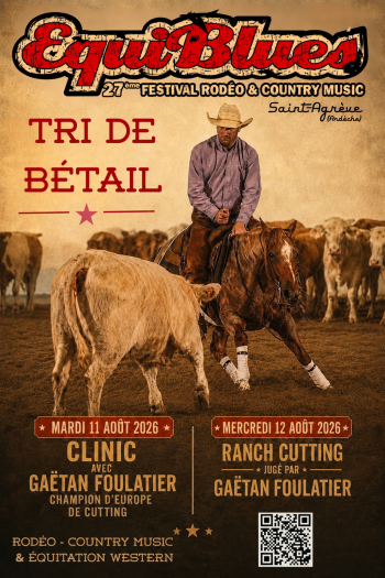Equiblues Ranch Cutting et clinic de Cutting 2026